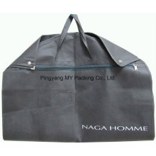 Fold Non-Woven Garment Bag Suit Cover with Zip Pocket